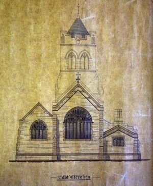 Proposed church Menston 1888